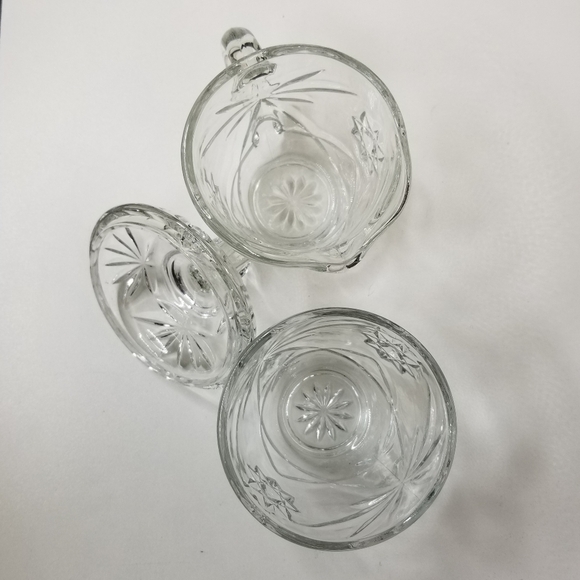 Anchor Hocking 3Pc‎ Set 1/4lb Butter Keeper, Sugar Bowl, Lid And Creamer - Picture 4 of 11